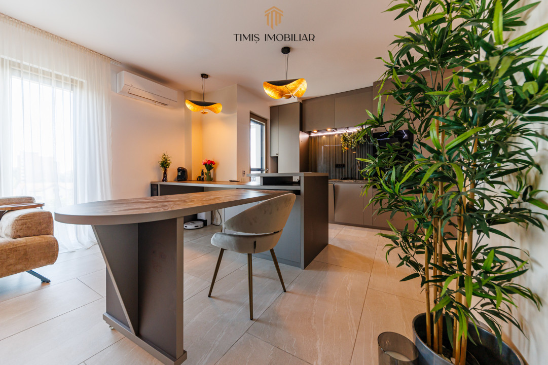 Apartament de lux cu 3 camere - Mobilat & Utiliat | Parcare subterana