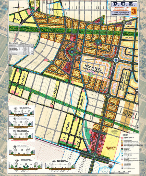 Terenuri disponibile pentru locuinte colective - S+P+2E-5E+M 