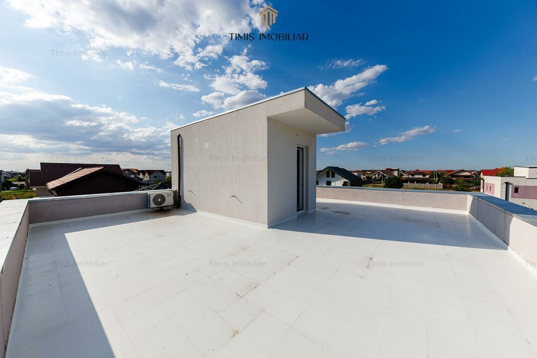 Casă individuală cu 4 camere, 3 băi și terasă pe acoperiș – Dumbrăvița | Com 0%