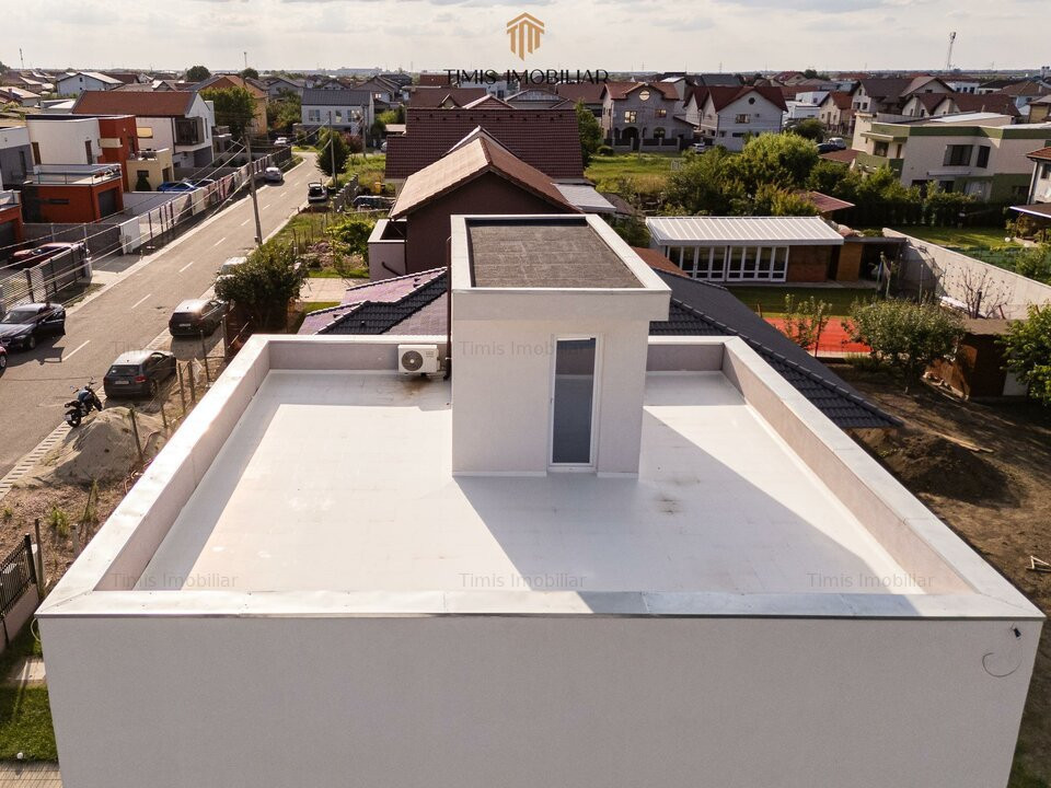 Casă individuală cu 4 camere, 3 băi și terasă pe acoperiș – Dumbrăvița | Com 0%