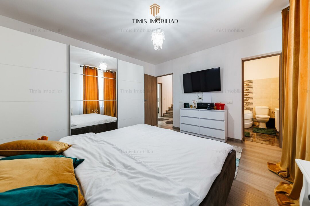 Casă individuală cu 4 camere, 3 băi și terasă pe acoperiș – Dumbrăvița | Com 0%