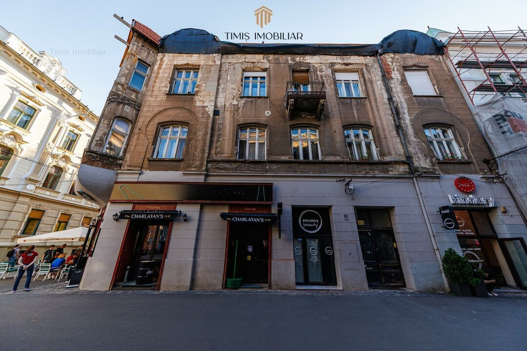 Spațiu birouri în Piața Unirii – Timișoara | 3 incaperi, 2 bai, 80 mp