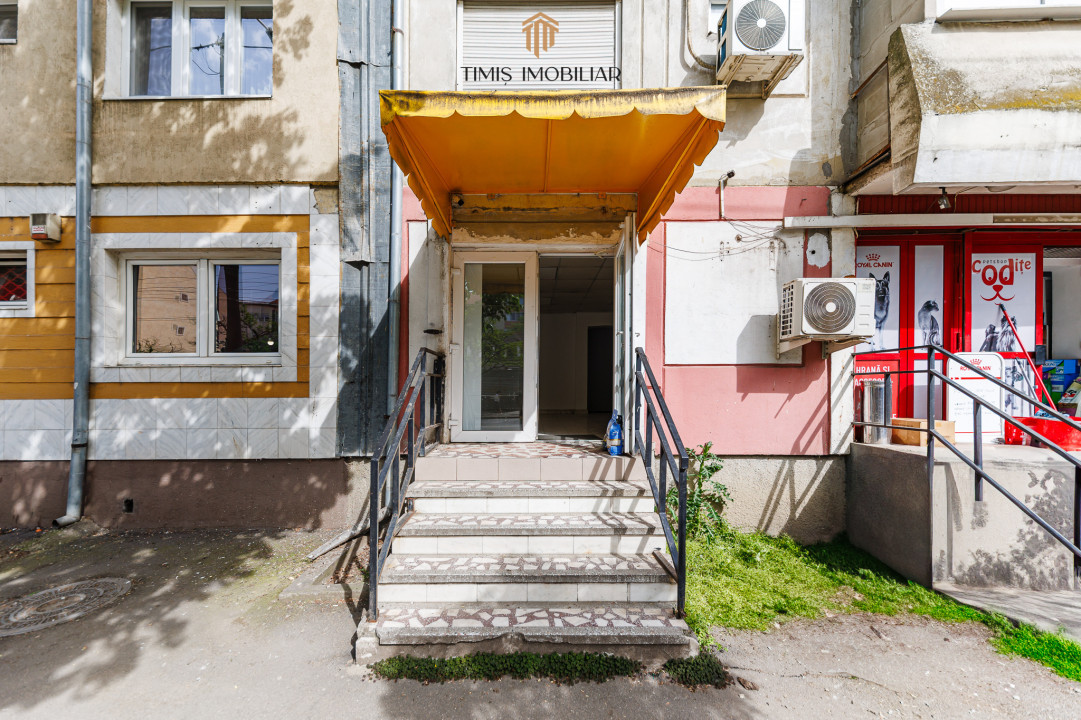 Spațiu comercial în zonă cu trafic intens – ideal pentru servicii | 0%