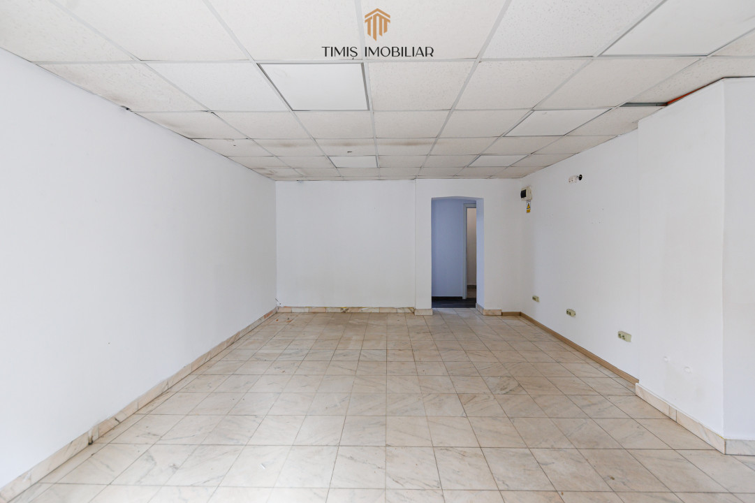Spațiu comercial în zonă cu trafic intens – ideal pentru servicii | 0%