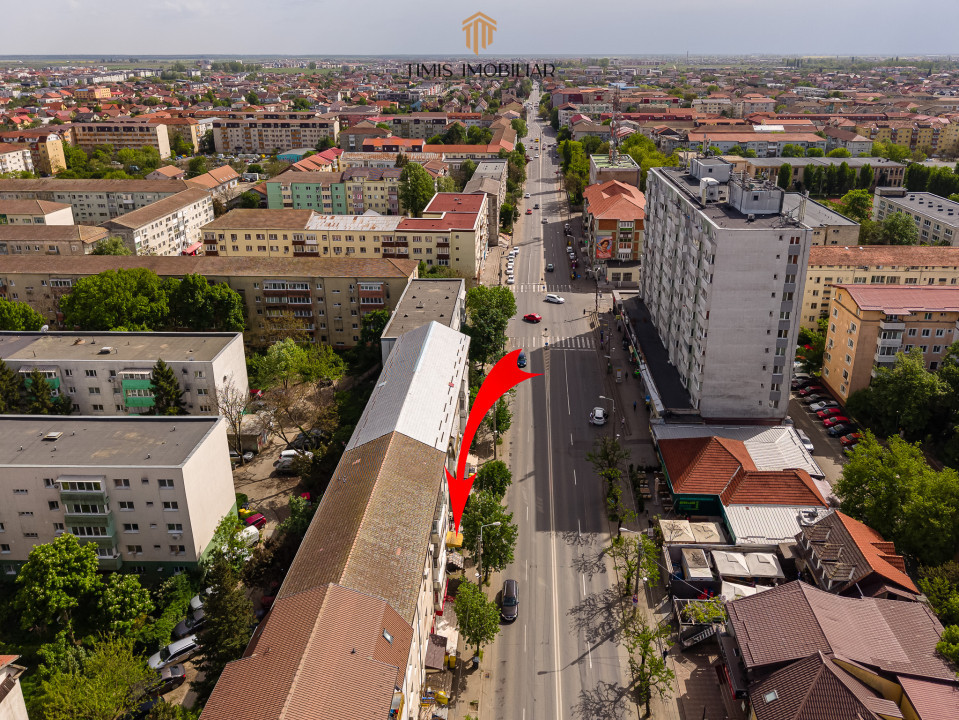 Spațiu comercial în zonă cu trafic intens – ideal pentru servicii | 0%