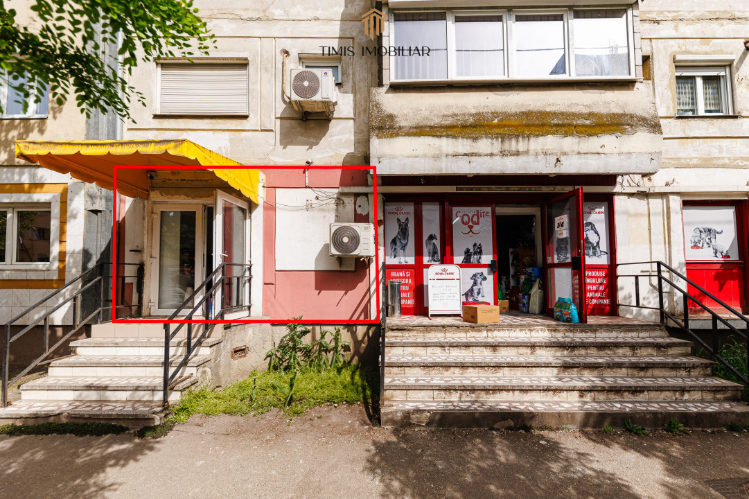 Spațiu comercial în zonă cu trafic intens – ideal pentru servicii | 0%