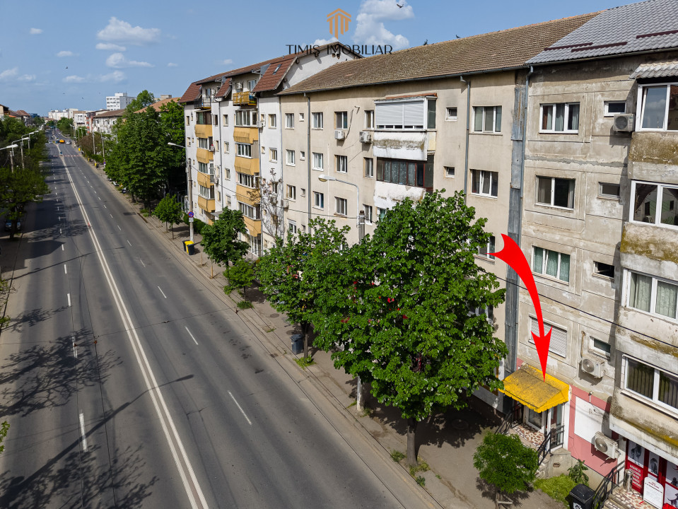 Spațiu comercial în zonă cu trafic intens – ideal pentru servicii | 0%