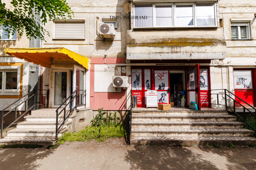 Spațiu comercial în zonă cu trafic intens – ideal pentru servicii | 0%