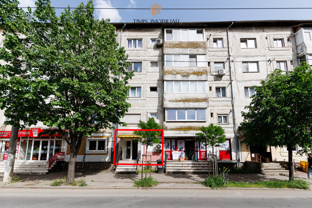 Spațiu comercial în zonă cu trafic intens – ideal pentru servicii | 0%