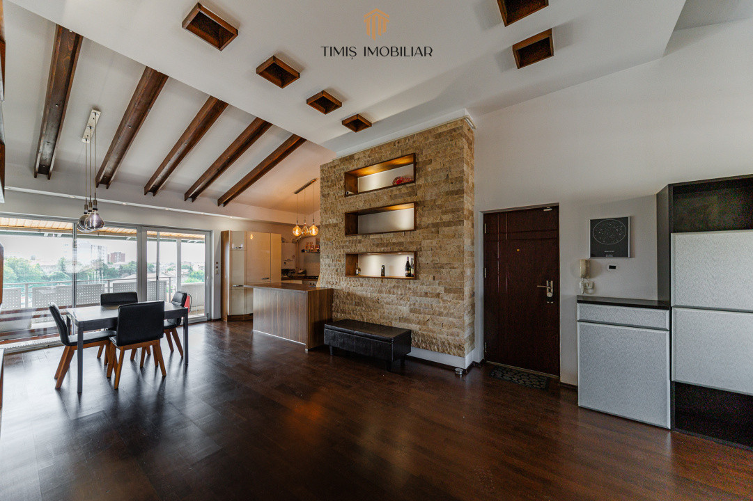 Penthouse 110 mp + 50 mp terase, parcare inclusă - Comision 0%