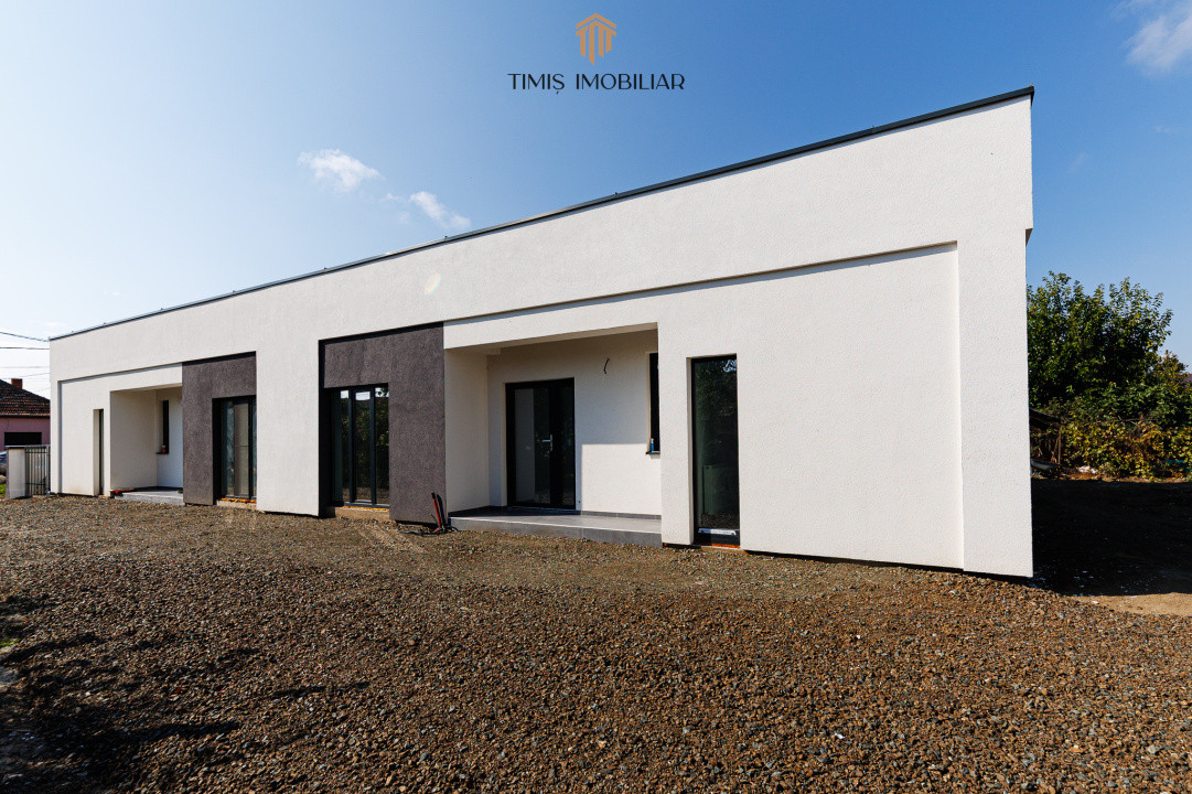 Duplex modern, parter, în Remetea Mare – mobilat complet, 3 camere