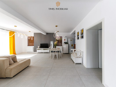 Duplex modern, parter, în Remetea Mare – mobilat complet, 3 camere