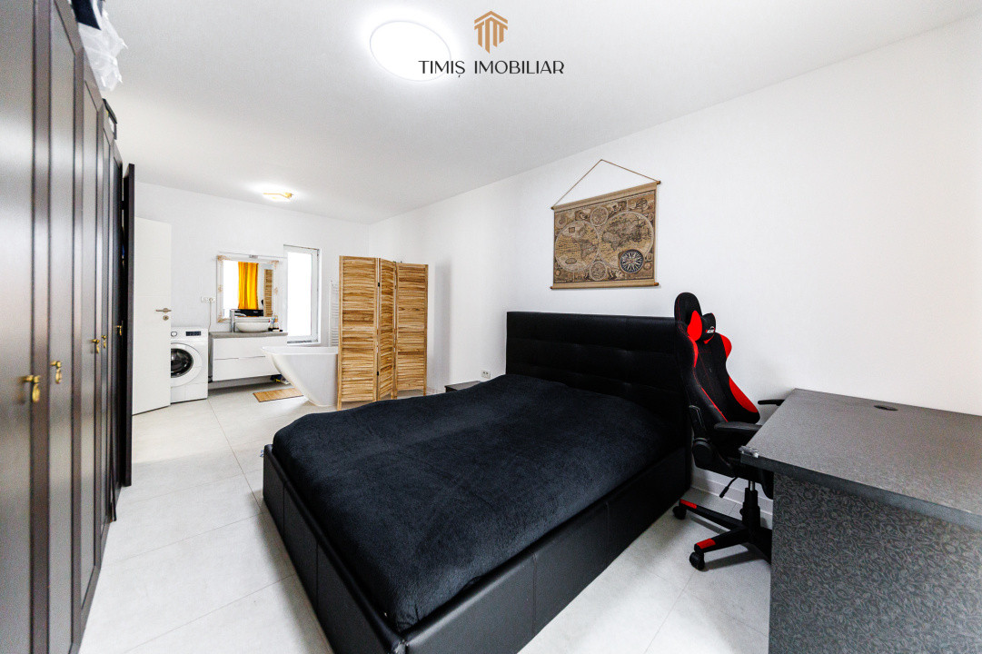 Duplex modern, parter, în Remetea Mare – mobilat complet, 3 camere