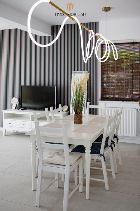 Duplex modern, parter, în Remetea Mare – mobilat complet, 3 camere