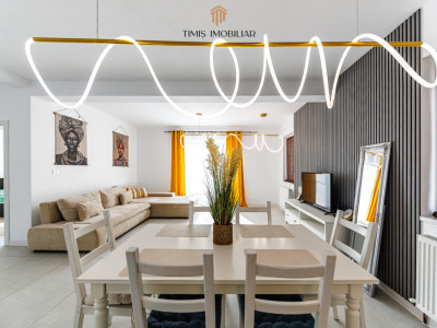 Duplex modern, parter, în Remetea Mare – mobilat complet, 3 camere