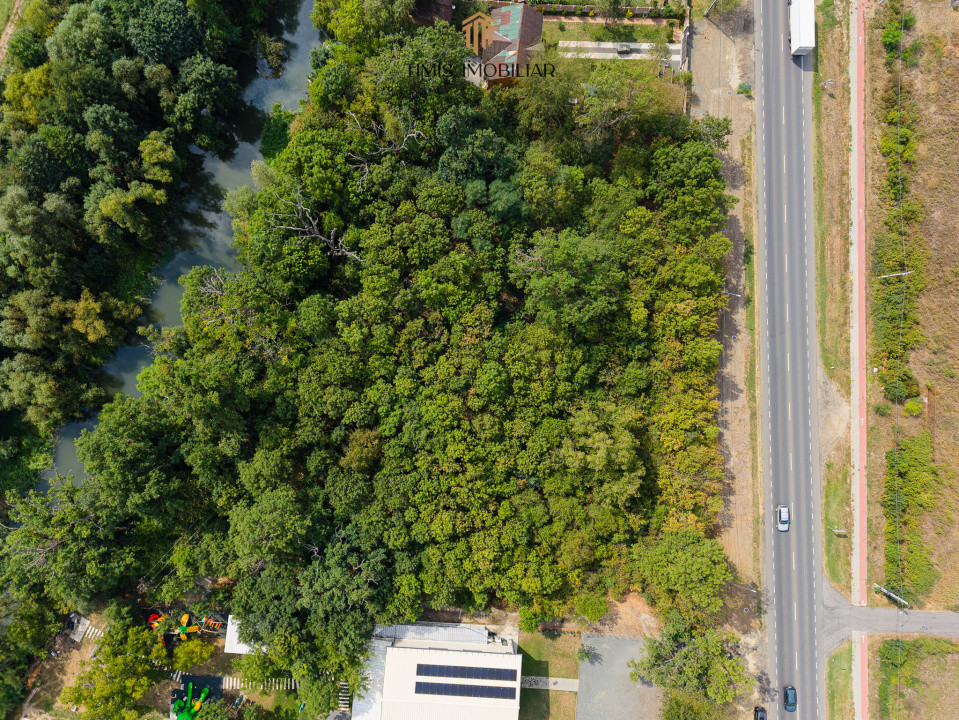 Teren 7.500 mp cu FS 91 m la E70 și Bega – ideal dezvoltare servicii