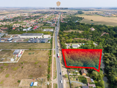 Teren 7.500 mp cu FS 91 m la E70 și Bega – ideal dezvoltare servicii