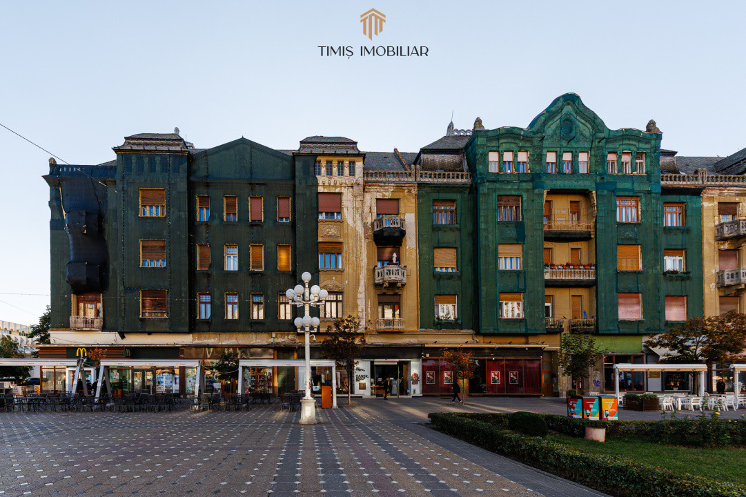 Garsonieră renovată, 27 mp, Piața Victoriei Nr.1 – Timișoara