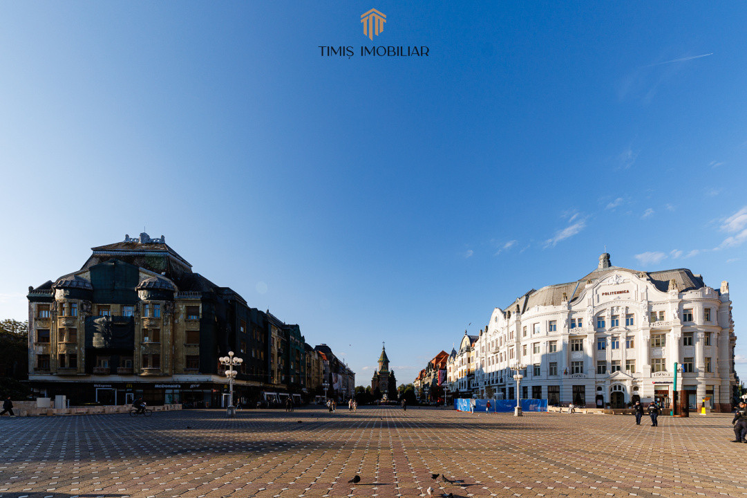 Garsonieră renovată, 27 mp, Piața Victoriei Nr.1 – Timișoara