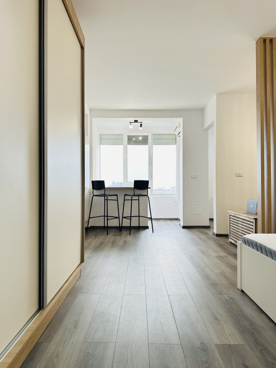 Prima inchiriere - Studio modern, vedere superbă spre oras | Com 0%