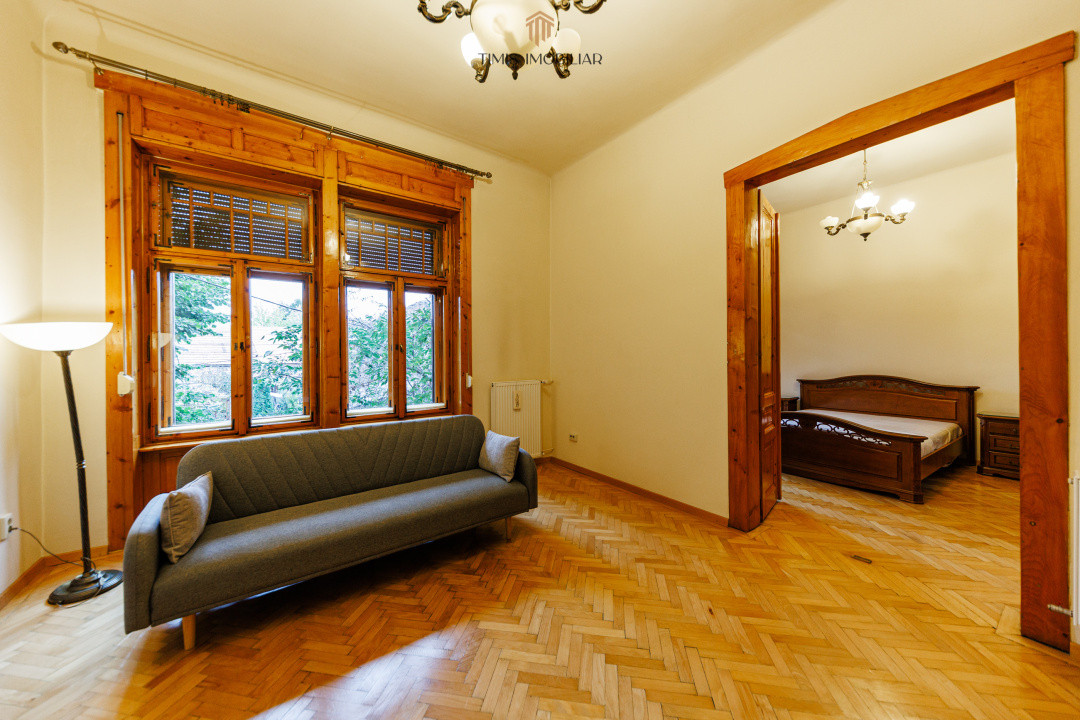 Apartament cu farmec istoric, 72 mp, spre închiriere – Ion Ghica