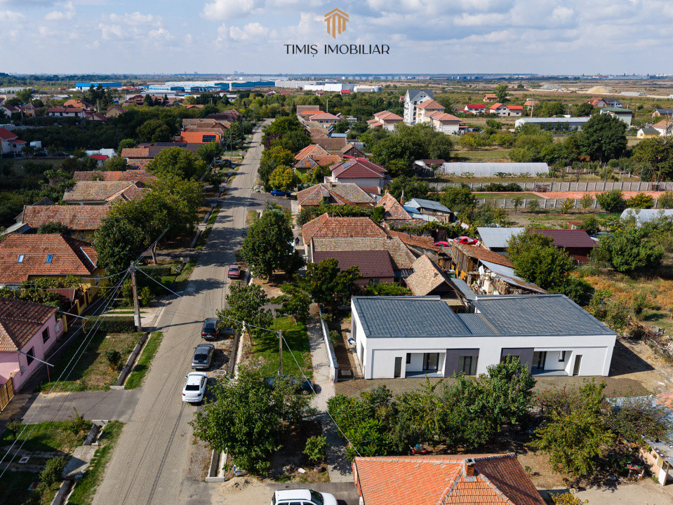 Casă noua cu 3 camere, parter, în Remetea Mare - Central