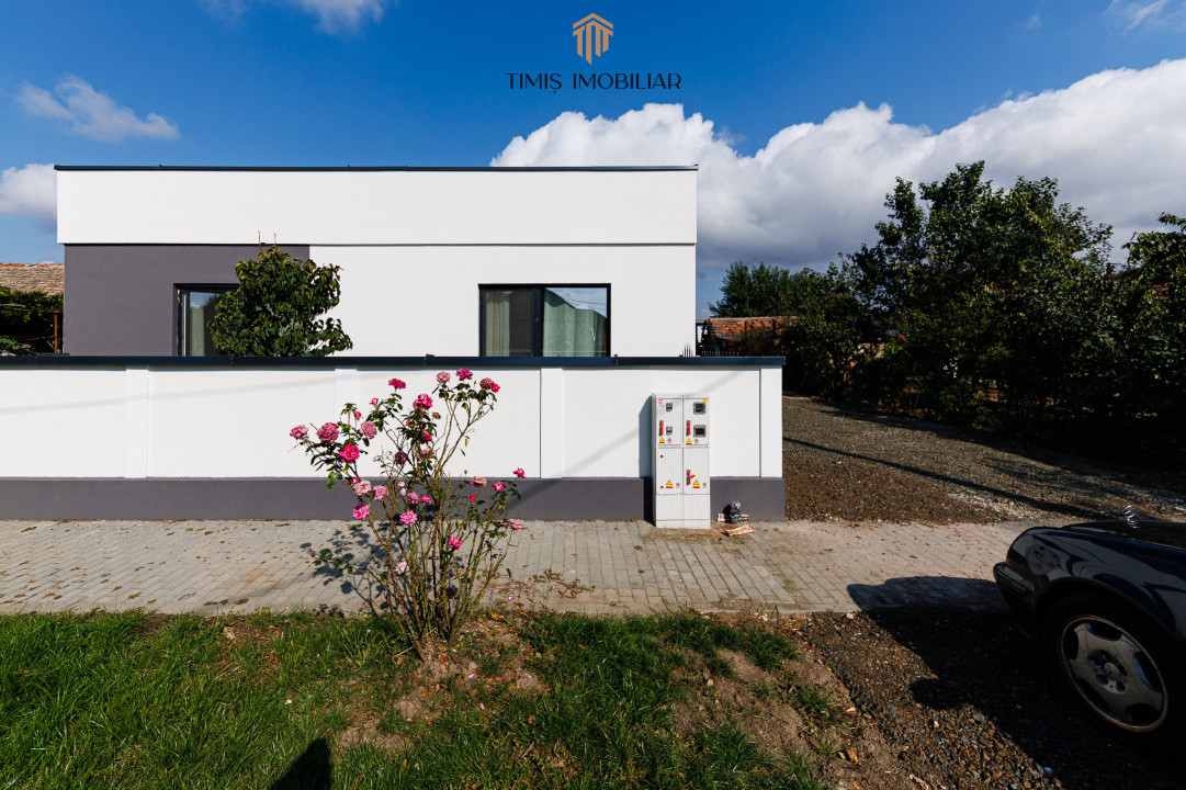 Duplex modern, parter, în Remetea Mare – mobilat complet, 3 camere