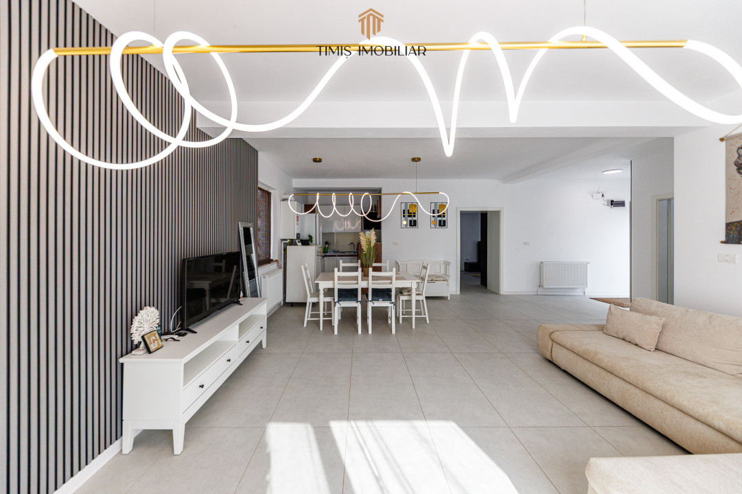 Duplex modern, parter, în Remetea Mare – mobilat complet, 3 camere