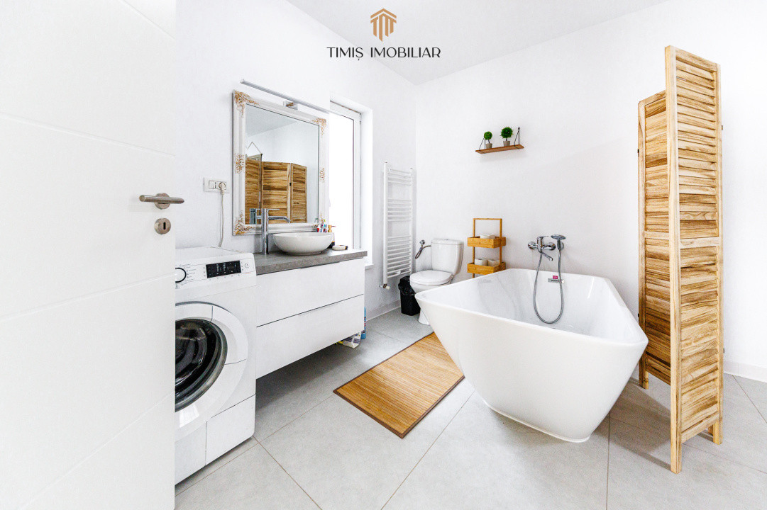 Duplex modern, parter, în Remetea Mare – mobilat complet, 3 camere