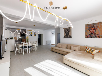 Duplex modern, parter, în Remetea Mare – mobilat complet, 3 camere