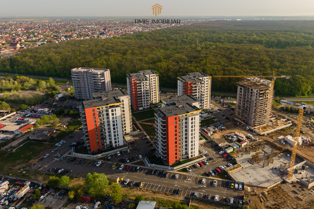 3 camere premium în Adora Forest | Terasă | Etaj 6 | Vedere spre verde