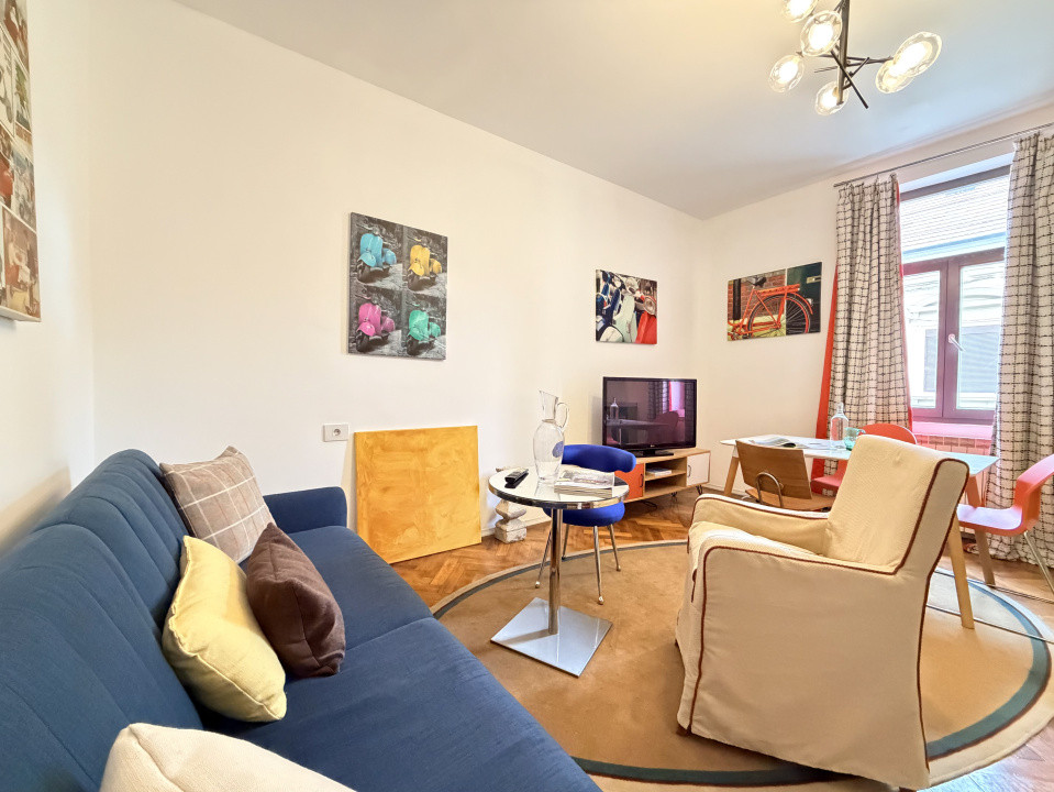 Retro italian, 45 mp – clădire istorică renovată | parcare privata