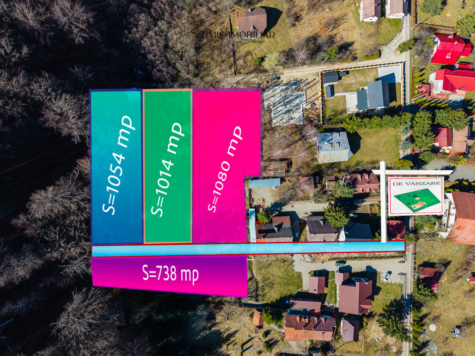 Terenuri la marginea pădurii – Poiana Mărului, zonă superbă | Com 0%