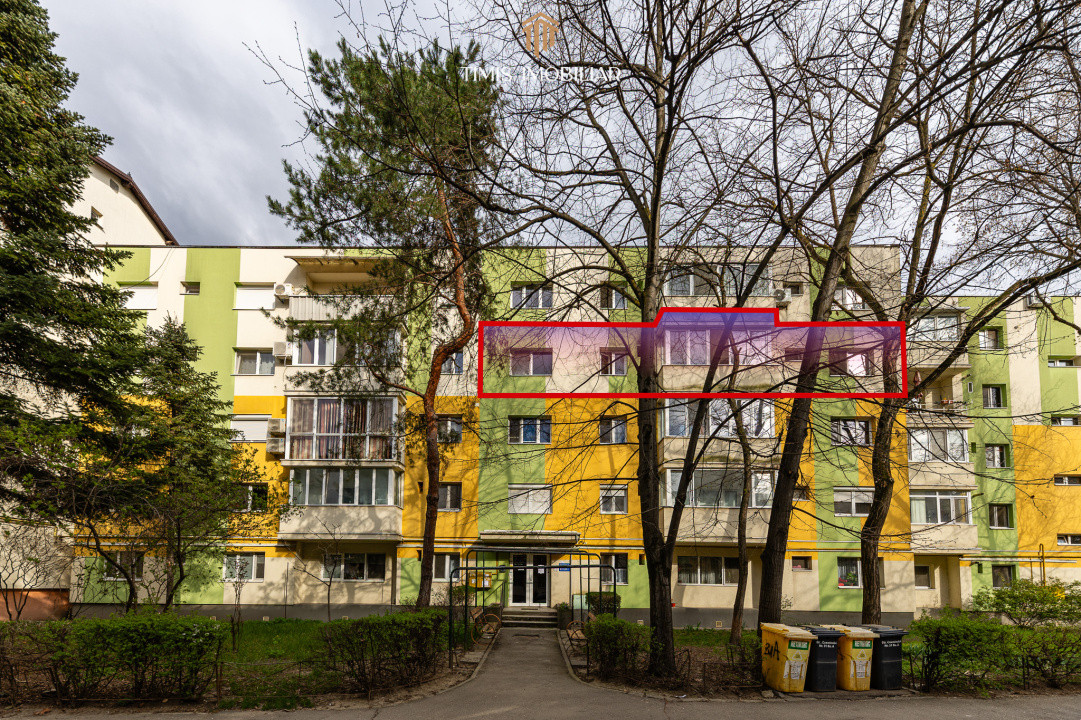 3 camere Girocului, etaj 3, balcon – Cosminului, SUT 65 mp | Com 0%