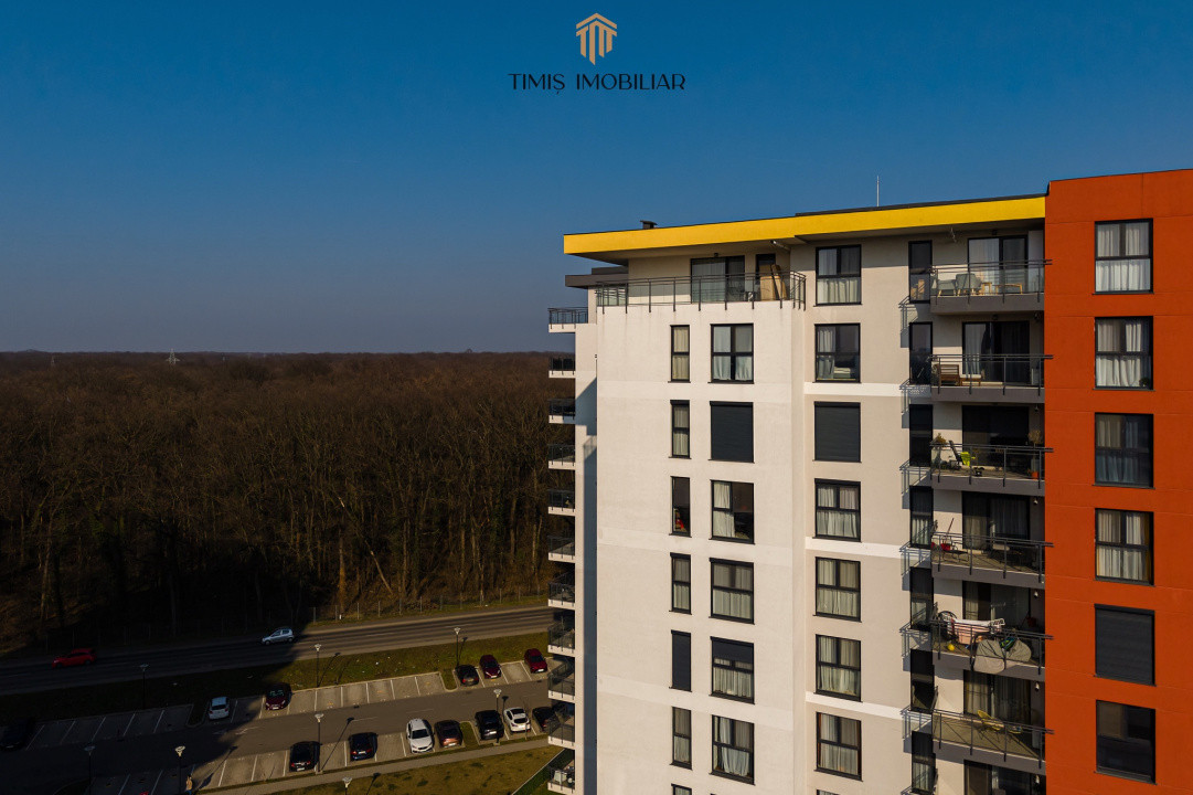 2 camere Denya Forest, etaj 8, vedere pădure, parcare inclusă | Com 0%