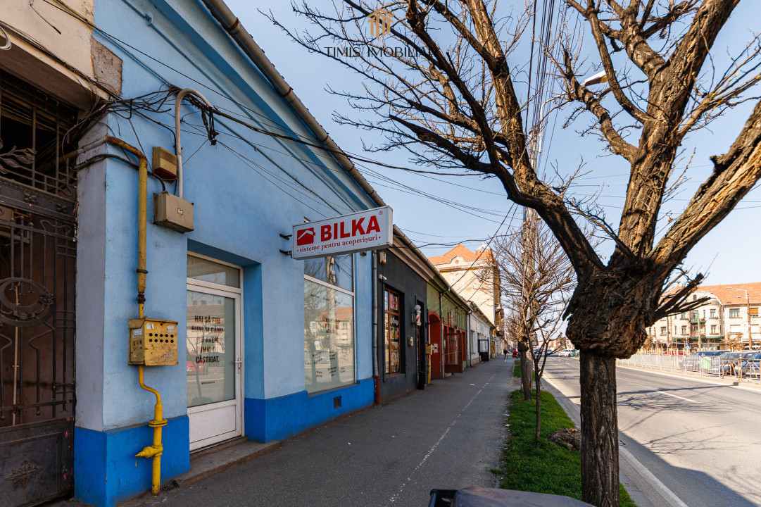 Spatiu comercial stradal | vitrina&parcare publica accesibila | Com 0%