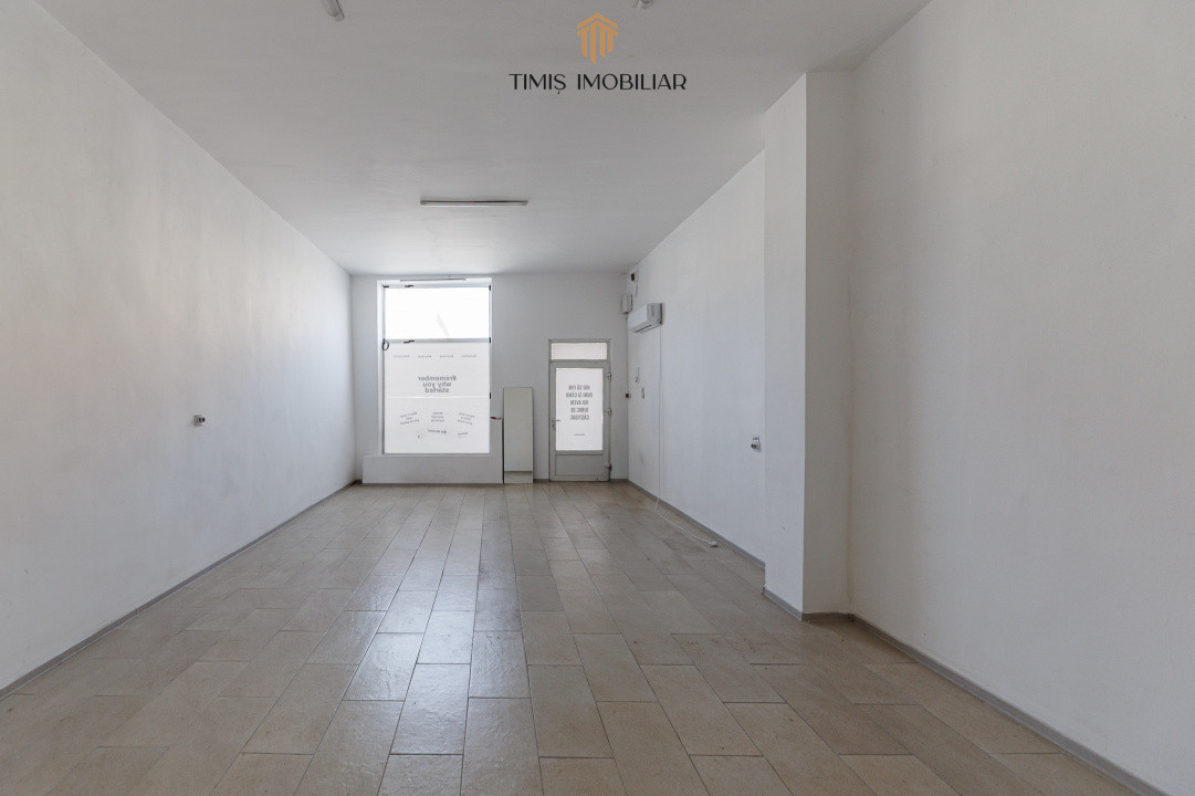 Spatiu comercial stradal | vitrina&parcare publica accesibila | Com 0%