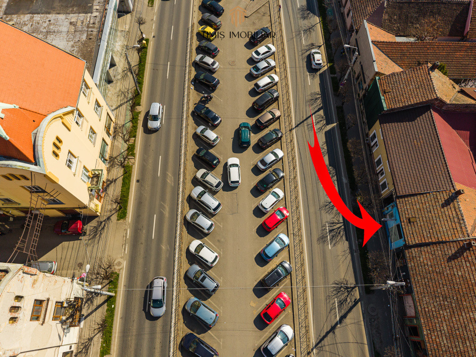 Spatiu comercial stradal | vitrina&parcare publica accesibila | Com 0%