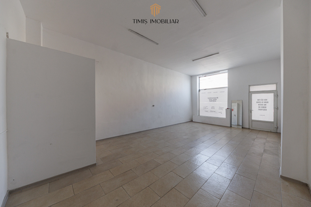 Spatiu comercial stradal | vitrina&parcare publica accesibila | Com 0%