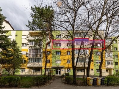 3 camere Girocului, etaj 3, balcon – Cosminului, SUT 65 mp | Com 0%