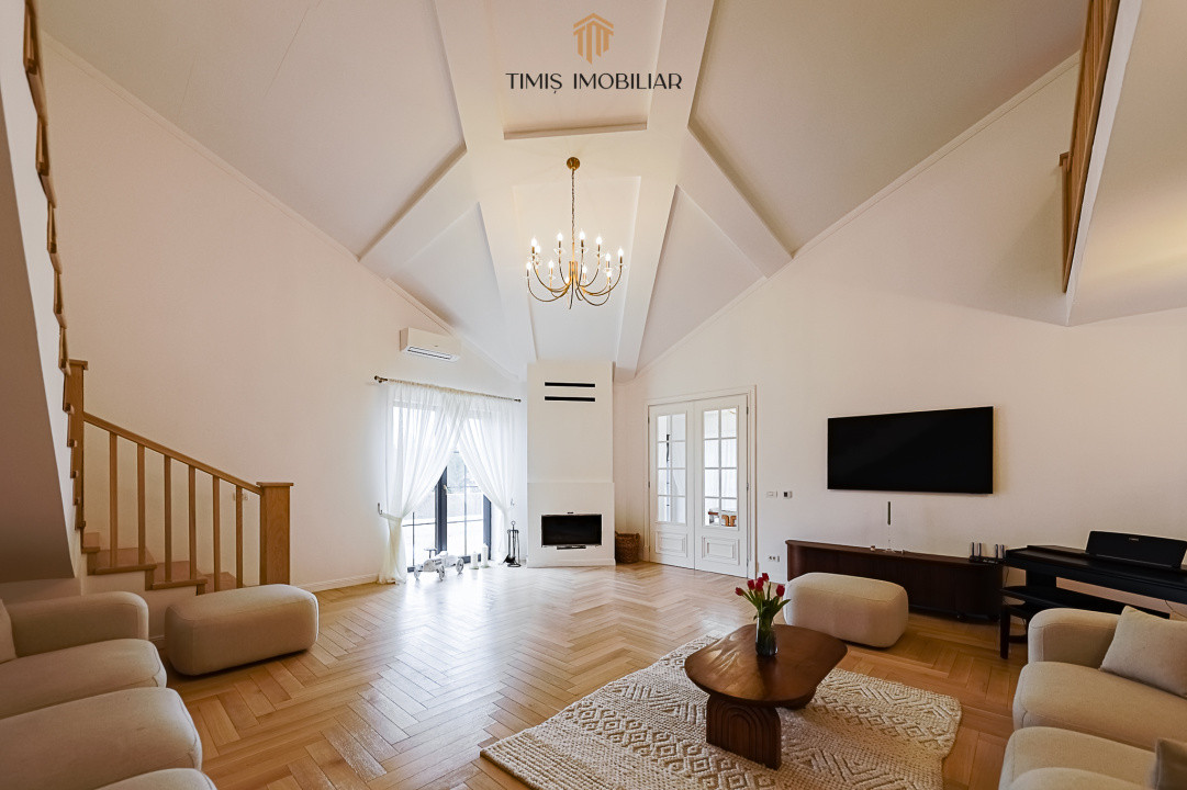 Casă unică pe stradă privată | Piscina & 730 mp teren – Dumbrăvița