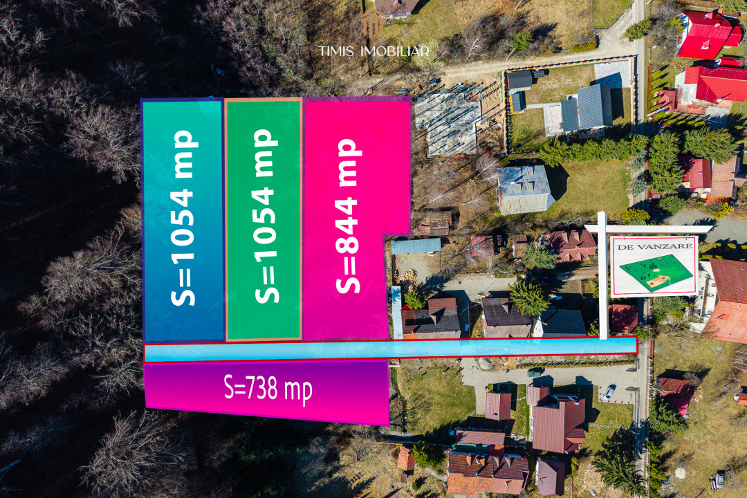 Terenuri la marginea pădurii – Poiana Mărului, zonă superbă | Com 0%