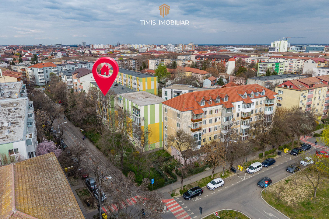 3 camere Girocului, etaj 3, balcon – Cosminului, SUT 65 mp | Com 0%