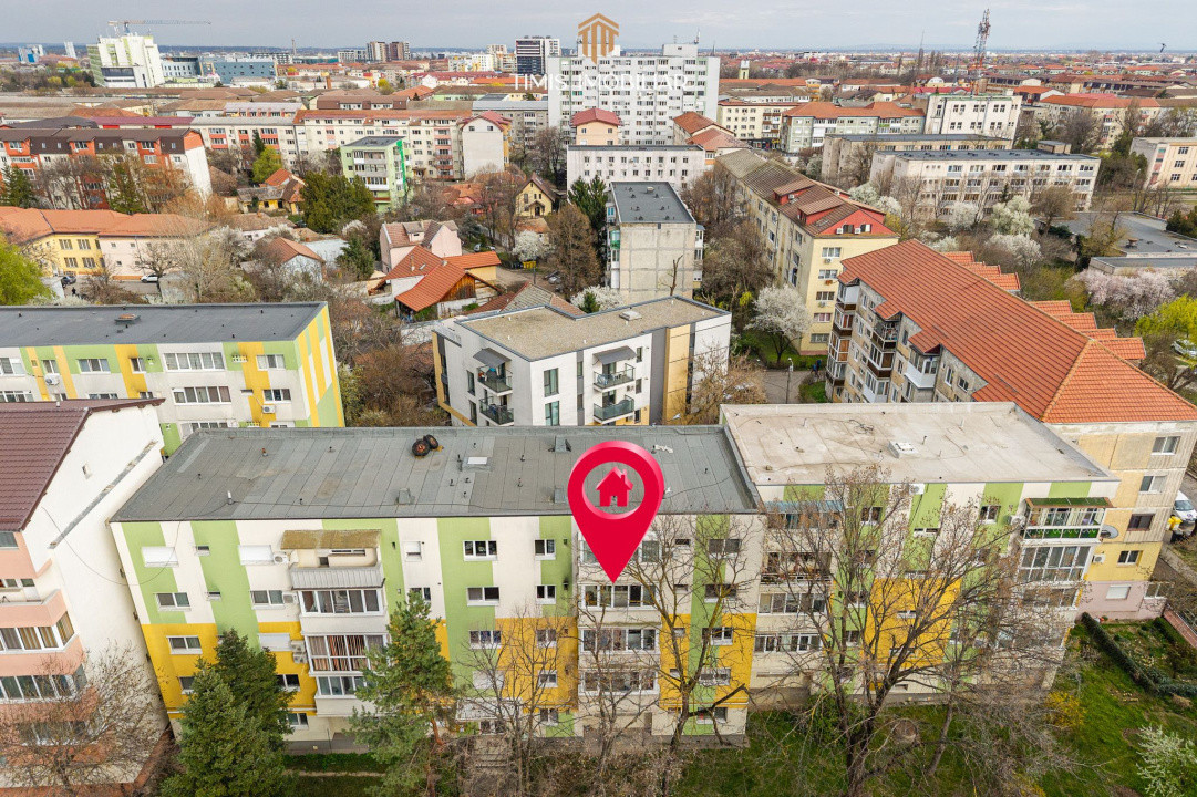 3 camere Girocului, etaj 3, balcon – Cosminului, SUT 65 mp - Com 0%